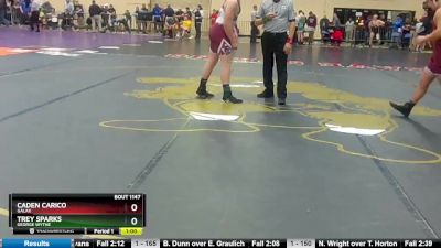 1 - 175 lbs Cons. Round 2 - Caden Carico, Galax vs Trey Sparks, George Wythe