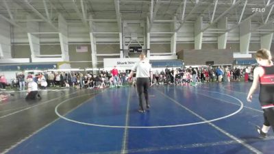 77 lbs Quarterfinal - Makynlee Tippetts, Bear River Wrestling Club vs Teaghan Anderson, Grantsville Wrestling Club