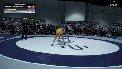 65 kg Quarters - Reese Larramendy, Iowa Women's Wrestling Club/ Titan Mercury Wrestling Club vs Aine Drury, Nyac