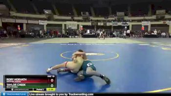 138 lbs Cons. Round 3 - Rory Horvath, Brother Martin vs Taylor Cheek, Gulf Shores