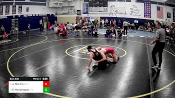 152 lbs Cons. Round 2 - Jesse Marino, Girard Hs vs Dionicio Mondragon, Erie High