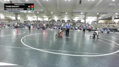 140 lbs Quarterfinal - Ryder Wolcott, Wildcats Wrestling vs J`Noah Moore-Poole, Elite Wrestling Academy