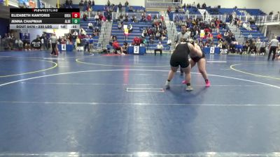 235 lbs Consy 7 - Elizabeth Kantoris, Greater Latrobe vs Jenna Chapman, Albert Gallatin