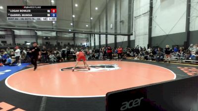 16U Boys FS - 165 lbs Champ. Round 2 - Logan Bowles, WA vs Gabriel Mungia, WA