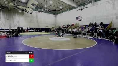 157 lbs Consi Of 8 #2 - Joseph Aiello, Paramus vs Nick Brue, Pascack Valley