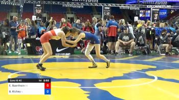 100 lbs Cons 16 #2 - Emma Baerthein, Oregon vs Brianna Richey, Illinois