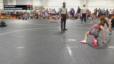 101 lbs Round 1 (6 Team) - Myles DeGraffenried, Reverence United vs Ross Branch, Backyard Brawlers