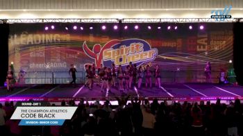 The Champion Athletics - Code Black [2024 L4 Senior Coed Day 1] 2024 Spirit Cheer Dance Grand Nationals & Cheer Nationals