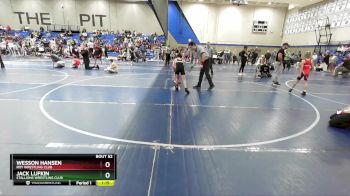 80 lbs Quarterfinal - Wesson Hansen, Roy Wrestling Club vs Jack Lufkin, Stallions Wrestling Club