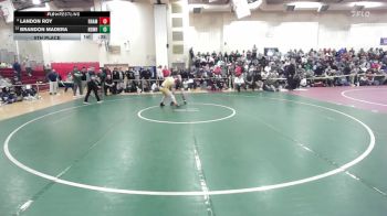132 lbs 5th Place - Landon Roy, RHAM vs Brandon Madera, Notre Dame-West Haven