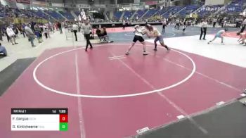 285 lbs Rr Rnd 1 - Frankie Gargus, Cedarege vs Devin Kinlicheenie, Painted Desert WC