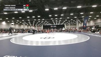 132 lbs Champ. Rd Of 16 - Vinny Ferrari, Cardinal Wrestling Club vs Mitchel Baker, Jackson High School Wrestling