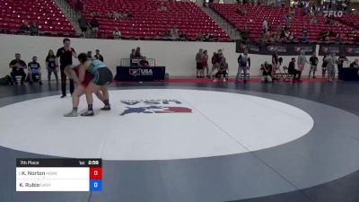 200 lbs 7th Place - Kennedy Norton, Morris Fitness Wrestling Club vs Kyrie Rubio, Canyon Springs High School Wrestling