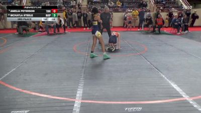 100_G lbs 3rd Place - Amelia Peterson, Tunkhannock vs McKayla Steele, Marple Newtown