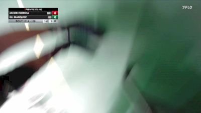 106 lbs Round 3 - Eli Marquez, Silverback WC vs Jacob Isordia, Los Alamitos High School