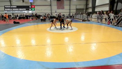 114 lbs Consi Of 16 #2 - Farah Ahmed, VA vs Isabella Ndinga Mbappe, OH