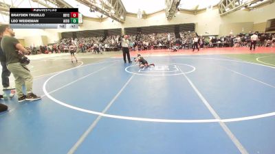 47-T lbs Consi Of 8 #1 - Brayden Trujillo, BBYC Bulldogs vs Leo Weideman, All I See Is Gold Academy