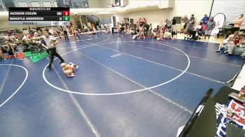 50-54 lbs Round 3 - Makayla Anderson, JWC Girls vs Jackson Colvin, Roy Wrestling Club
