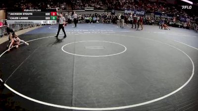 D 2 150 lbs Quarterfinal - Caleb Lavine, Sam Houston vs Jackson Stoute, North Vermilion