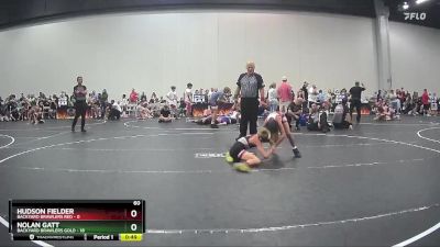 60 lbs Semis (4 Team) - Nolan Gatt, Backyard Brawlers Gold vs Hudson Fielder, Backyard Brawlers Red