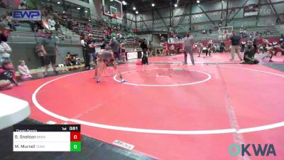 80 lbs Consolation - Brantley Snelson, Bransdall vs Miles Murrell, Team Tulsa Wrestling Club