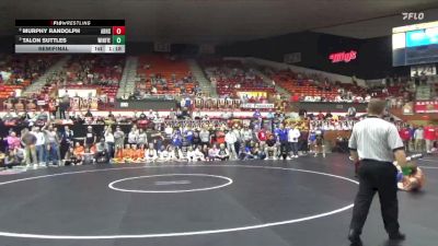 138 lbs Semifinal - Talon Suttles, Winfield vs Murphy Randolph, Abilene Hs