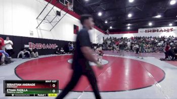 106 lbs Cons. Round 2 - Ethan Padilla, Temescal Canyon vs Sebastian Andrade, Paramount