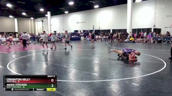 175 lbs Round 2 (8 Team) - Creighton Kelly, Iowa Gold vs Aiden Stecker, Ohio Titan Gold