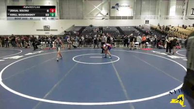 93 lbs Cons. Semi - Zekial Soltau, Brawler Elite vs Kirill Moshenskiy, Willpower Wrestling Club