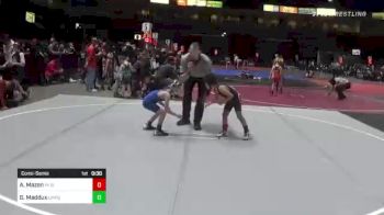 52 lbs Consolation - Axavier Mazon, PV Bighorns vs Grayson Maddux, Umpqua WC