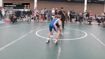 82 lbs Cons. Semis - Axel Forsman, Vici Wrestling Club vs Merle Cohn, All American Wrestling Club