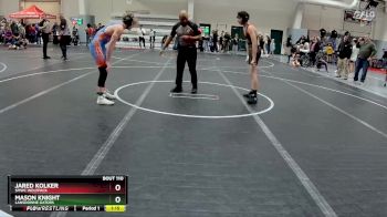 130 lbs Quarterfinal - Jared Kolker, SMWC Wolfpack vs Mason Knight, Lansdowne Gators