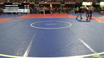 200 lbs Champ. Round 1 - Cooper Fulgham, Sidney Wrestling Club vs Emmit Rivadeneira, Lakeland