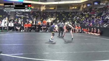 132 lbs 5th & 7th Place - Jarrett Engel, West Delaware, Manchester vs Jaxson Port, Alburnett