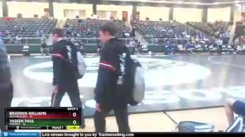 220 lbs Round 1 (16 Team) - Yaseen Paul, Prosper vs Bradden Williams, Weatherford