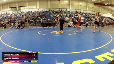 138 lbs Cons. Round 2 - Vance Williams, IL vs Landen Ramsey, WI