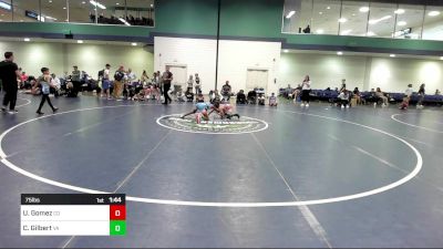 75 lbs Final - Urijah Gomez, CO vs Chase Gilbert, VA