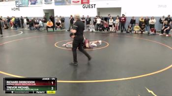 175 lbs Semifinal - Richard Didrickson, Baranof Bruins Wrestling Club vs Trevor Michael, Soldotna Whalers Wrestling Club