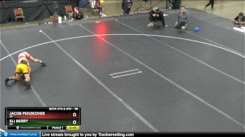 98 lbs Quarterfinal - Eli Berry, OK vs Jacob Penzkover, WI