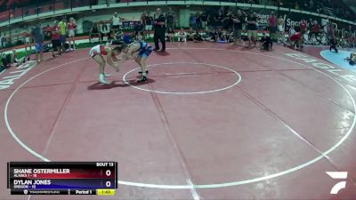 130 lbs Cross Bracket (8 Team) - Shane Ostermiller, Alaska 1 vs Dylan Jones, Oregon