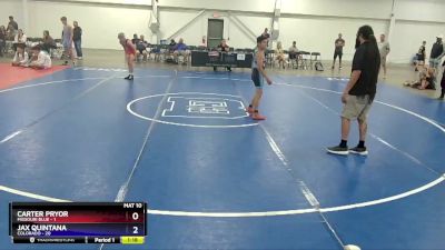 102 lbs Placement Matches (16 Team) - Carter Pryor, Missouri Blue vs Jax Quintana, Colorado