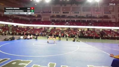 100 lbs 3rd Place Match - Maritza Medina, Caldwell vs Maddelyn Modawell, Mountain View