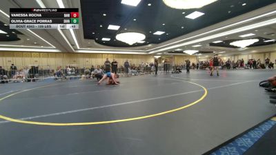 109 lbs Consi Of 16 #1 - Vanessa Rocha, Daniel Cormier Wr Ac vs Olivia-Grace Porras, Savage House WC