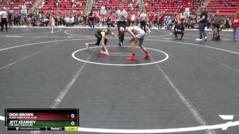 75-80 lbs Semifinal - Dion Brown, Maize Wrestling Club vs Jett Kearney, The Best Wrestler