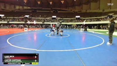 National 6-8 85 Champ. Round 1 - Luke Beck, Imperium vs Carter Hartman, Smithfield Youth Wrestling