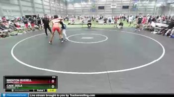 170 lbs Semis & 1st Wrestleback (8 Team) - Brenton Russell, Indiana Gold vs Cade Ziola, Nebraska