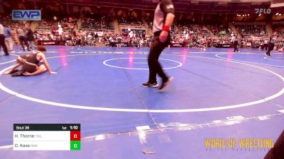 88 lbs Round Of 32 - Hunter Thorne, Tinley Park Bulldogs vs Owen Koss, RAW Wrestling Club