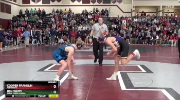 138 lbs Round 1 - Cooper Franklin, Alburnett vs Ben White, Clear Creek-Amana