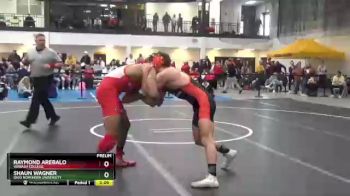 174 lbs Prelim - Shaun Wagner, Ohio Northern University vs Raymond Arebalo, Wabash College