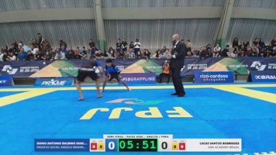 DIOGO ANTONIO BALBINO SANCHEZ vs LUCAS SANTOS RODRIGUES 2026 FPJJ Circuito Paulista NO GI Etapa 3